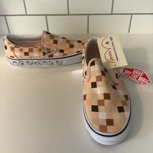 NWT Vans Slip-On 'Breast Cancer Awareness' shoes